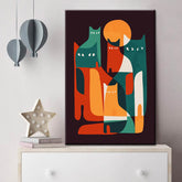 Painting by Numbers Abstract Art Cat Family Shipping from DE